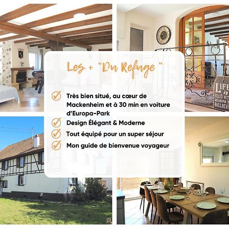 Вилла Le Refuge "Domaine Harmonieux" 30 Min Europa-Park Mackenheim Экстерьер фото